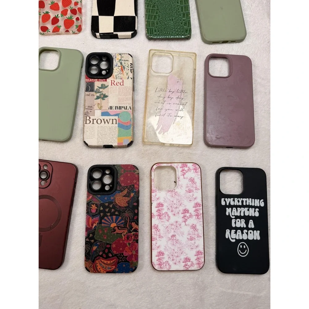 13ProMax IPhone Case Lot 32x For Apple Plastic Multicolor Fitted Covers
